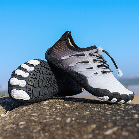 Damen Aqua-Freizeitschuhe mit elastischem Schnürsystem und rutschfester Sohle EB