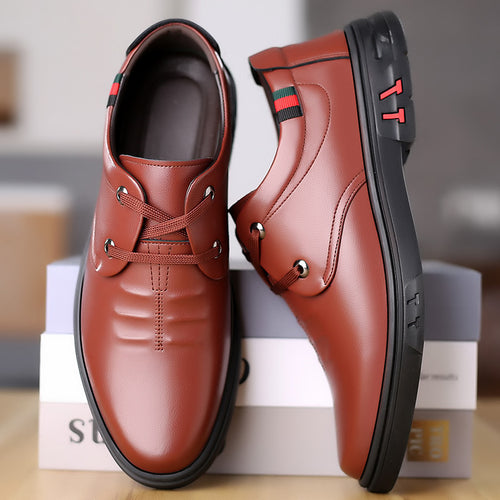 Herren Elegante Schnürschuhe aus hochwertigem Leder EB