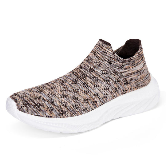 Damen Slip-On Laufschuhe mit atmungsaktiver Strick-Oberfläche EB