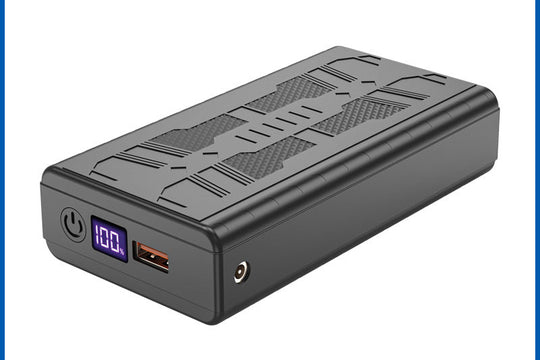 Unisex nan tragbare Fahrzeug-Starthilfe Powerbank mit USB-Ausgang und LED-Display R&B