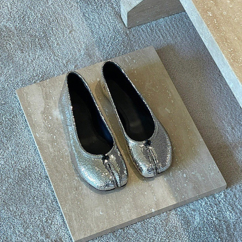 Damen Ballerinas mit dekorativer Schleifenapplikation EB