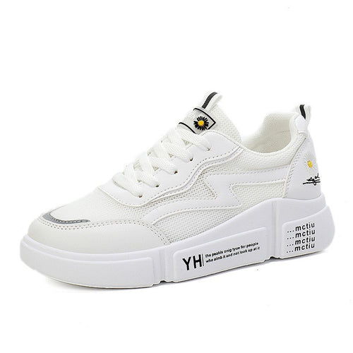 Damen Sportliche Sneaker mit atmungsaktivem Mesh-Obermaterial und komfortabler Dämpfung EB