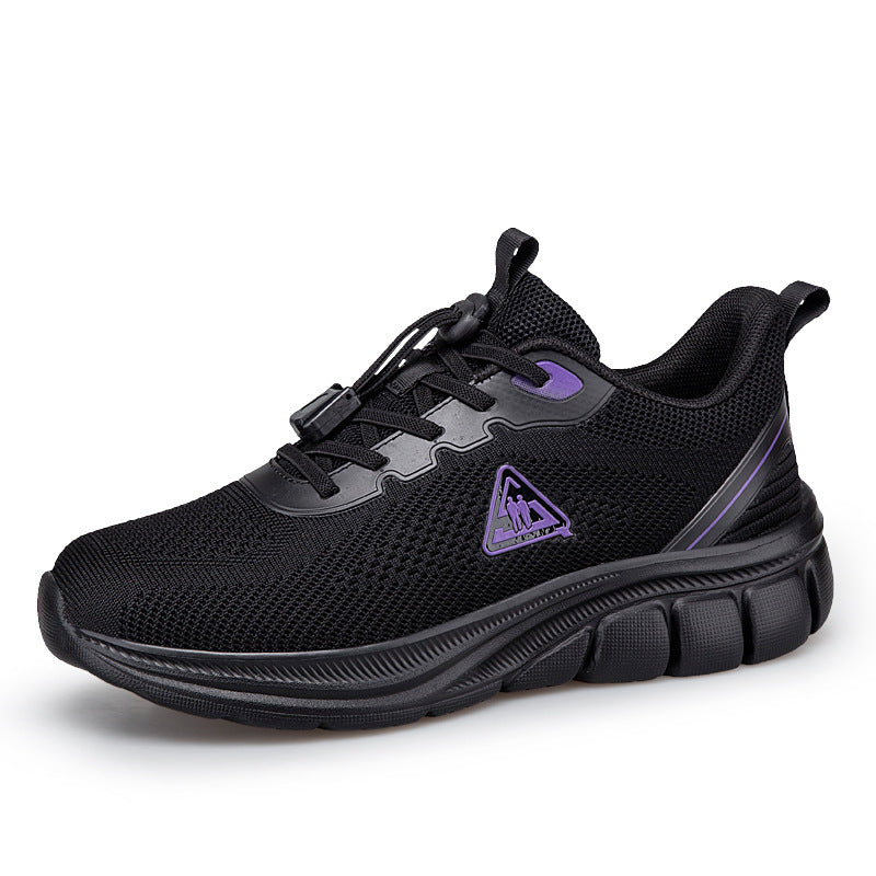 Damen Lauf-Sneaker mit atmungsaktivem Mesh-Obermaterial und flexiblem Design EB