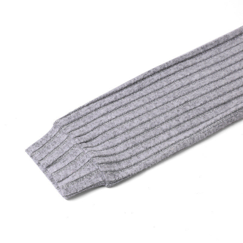 Damen Strickpullover mit klassischem Kragen und Rippstruktur EB