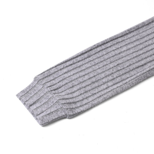 Damen Strickpullover mit klassischem Kragen und Rippstruktur EB