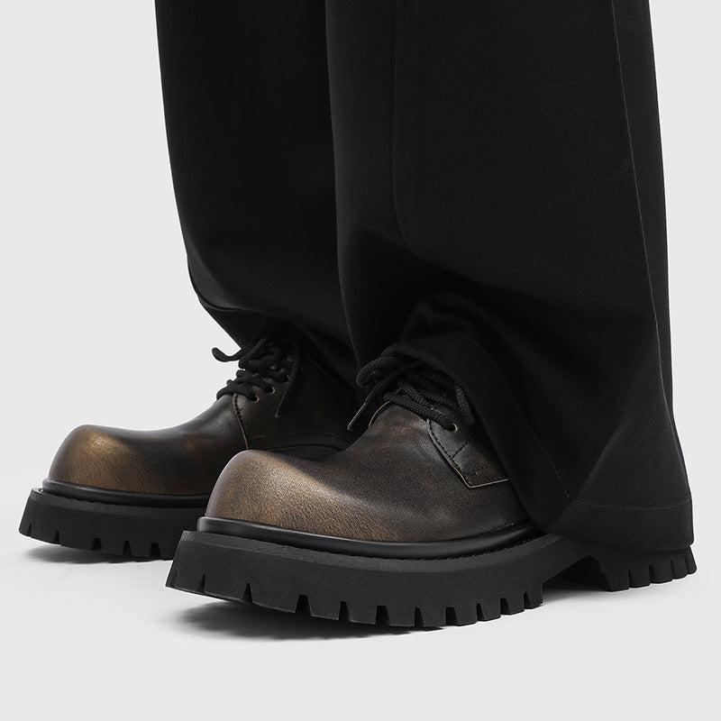 Damen Stabile und modische Schnürschuhe mit robustem Profil EB
