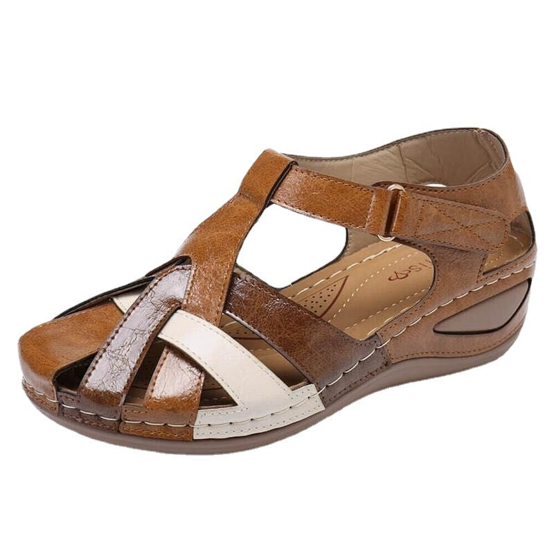 Damen Sandalen mit verstellbarem Riemendesign und anatomischer Fußbettung EB