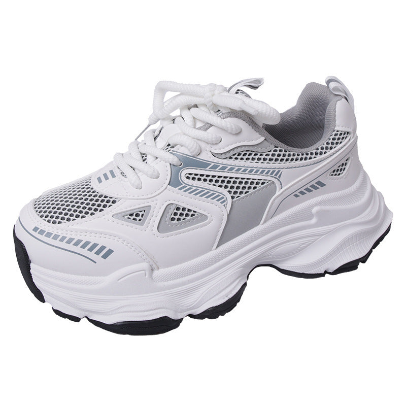 Damen Sportliche High-Performance Sneakers mit atmungsaktiven Mesh-Einsätzen EB