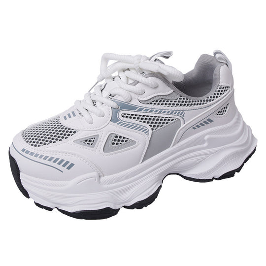 Damen Sportliche High-Performance Sneakers mit atmungsaktiven Mesh-Einsätzen EB