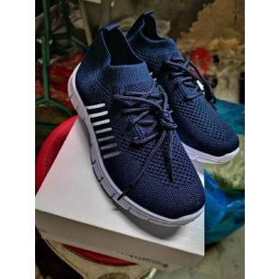 Damen atmungsaktiver Strick-Sneaker mit flexibler Segmentsohle und Komfortfußbett EB