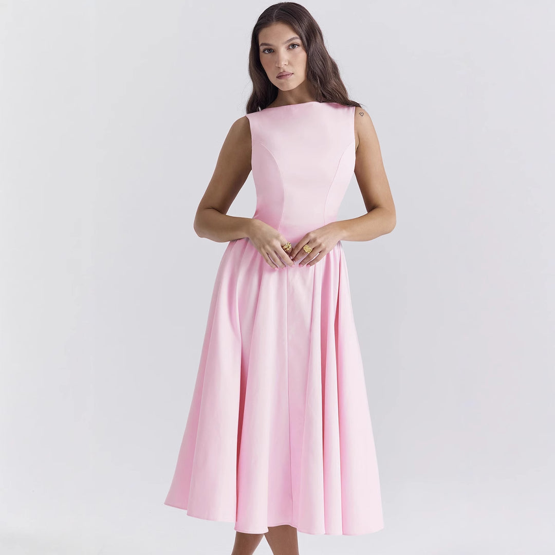Damen A-Linien Kleid mit elegantem Schnitt und Taillierung EB