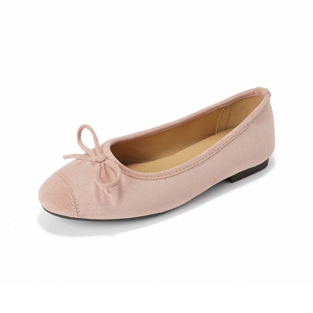 Damen Ballerinas mit süßem Schleifendetail EB