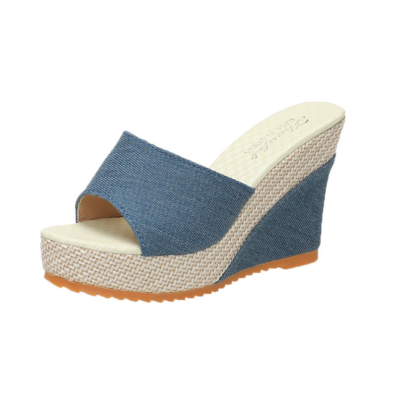Damen Wedge-Sandalen mit weichem Fußbett EB