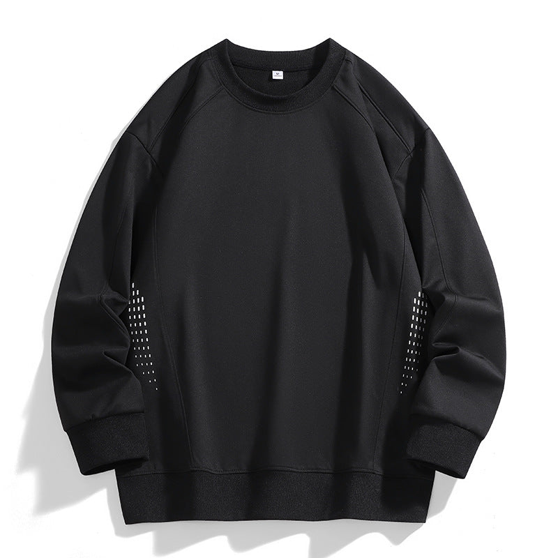 Herren leichter Performance-Sweatshirt mit Raglanärmeln und seitlicher Ventilation EB