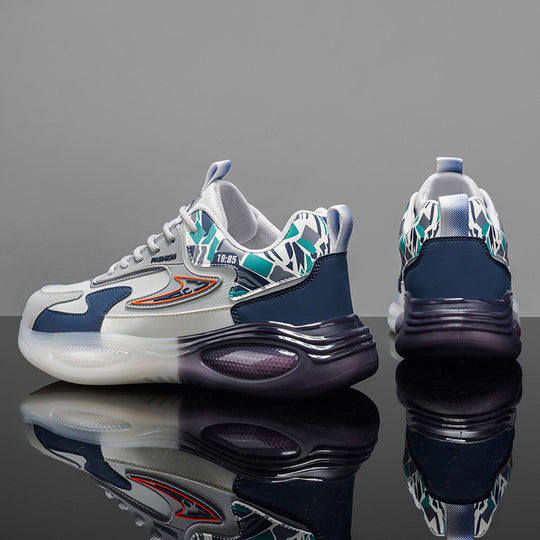 Damen Sportliche Sneakers mit dämpfender Sohle und modischen Akzenten EB