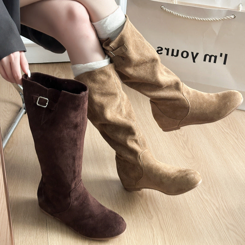 Damen hochwertige Stiefel mit elegantem Design und komfortabler Sohle EB