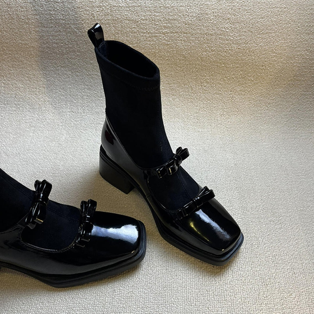 Damen elegante Stiefeletten mit komfortablem Stretchschaft von EB