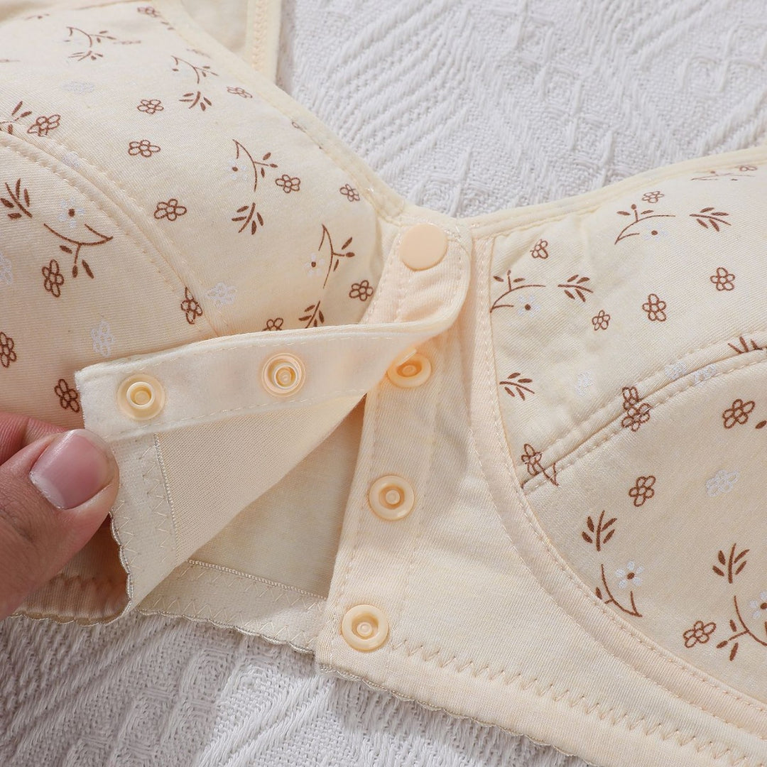Damen Bequemer und stilvoller BH mit floralem Design EB