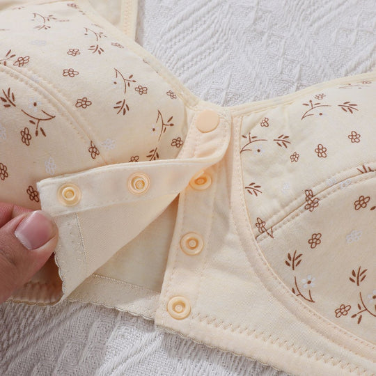 Damen Bequemer und stilvoller BH mit floralem Design EB