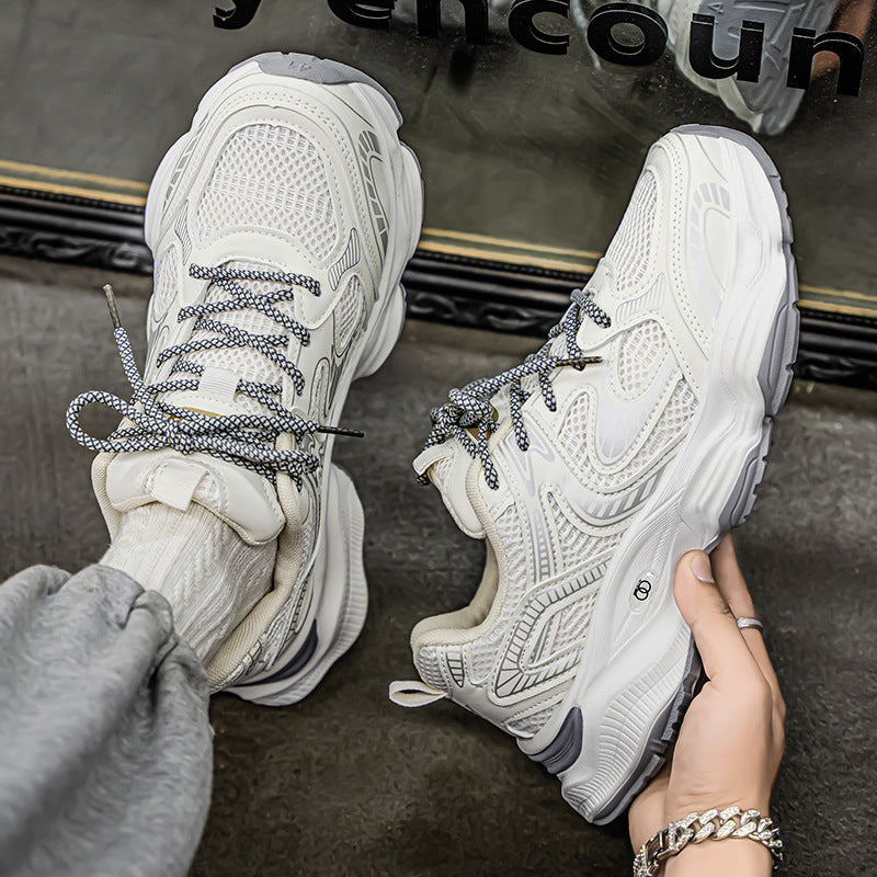 Damen Sportliche Leichtrittsneakers mit atmungsaktiver Mesh-Oberfläche und ergonomischem Design EB