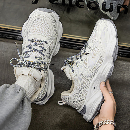 Damen Sportliche Leichtrittsneakers mit atmungsaktiver Mesh-Oberfläche und ergonomischem Design EB