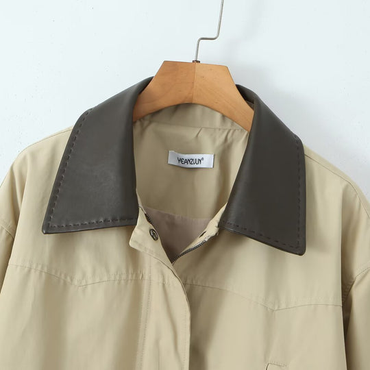 Damen Übergangsjacke mit praktischem Kordelzug EB