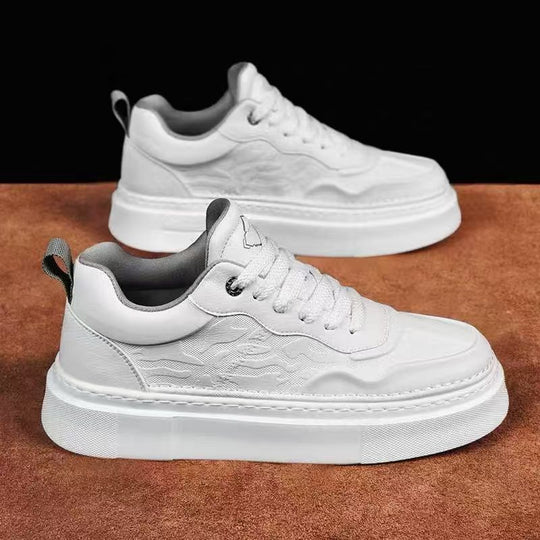 Damen modische Sneakers mit texturiertem Obermaterial und dämpfender Sohle EB