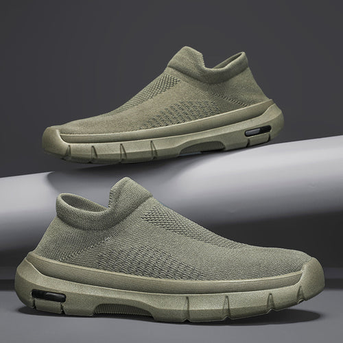 Damen Atmungsaktive Slip-On Sneakers mit elastischem Obermaterial EB
