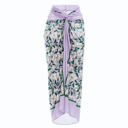 Damen Hochwertiger einteiliger Badeanzug mit außergewöhnlichem Schnitt und floralen Details EB