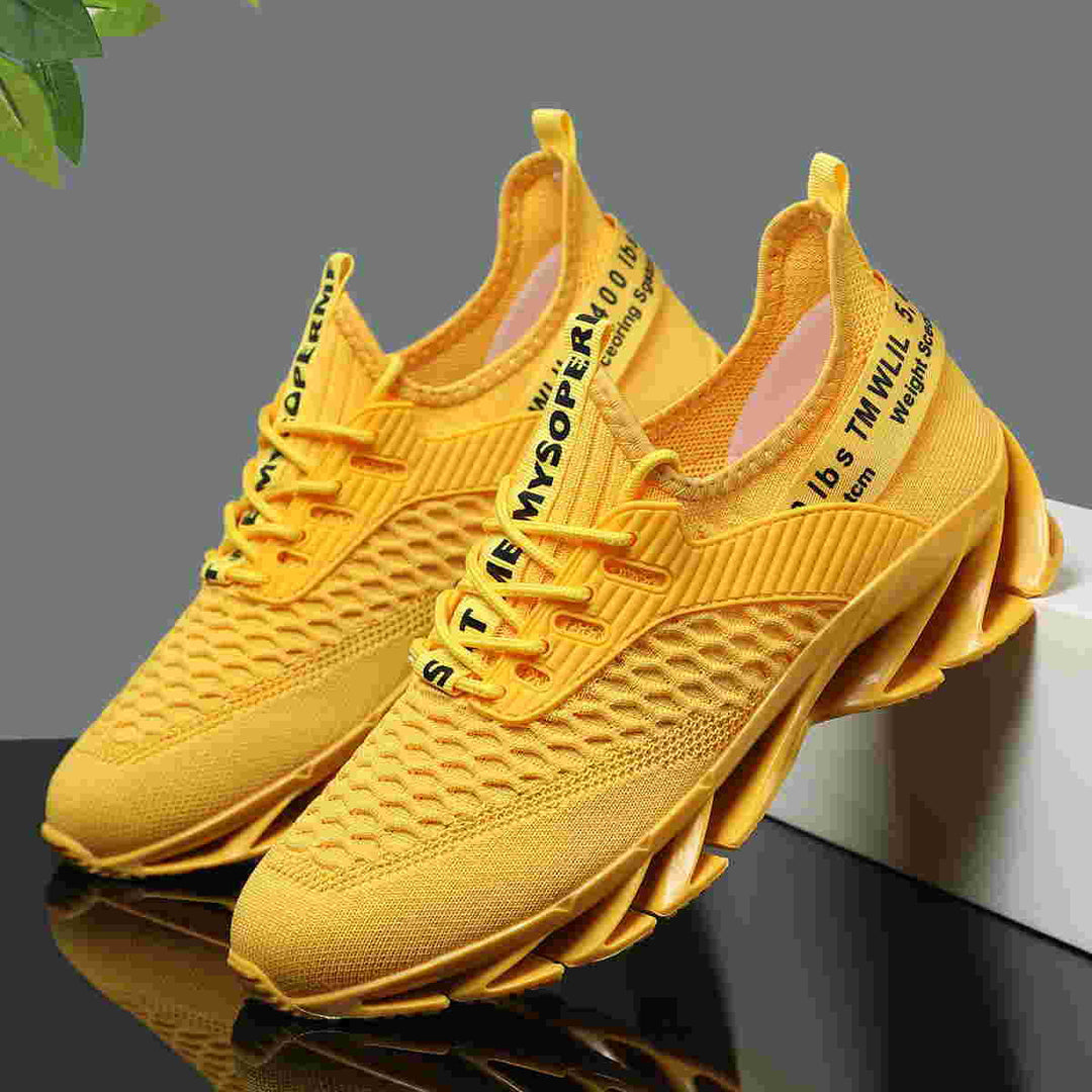 Damen Sportliche High-Performance Sneakers mit auffälligem Sohlenprofil EB
