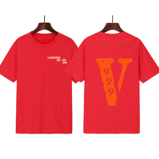 Damen Grafik T-Shirt mit originellem Schriftzug und kreativem Design EB