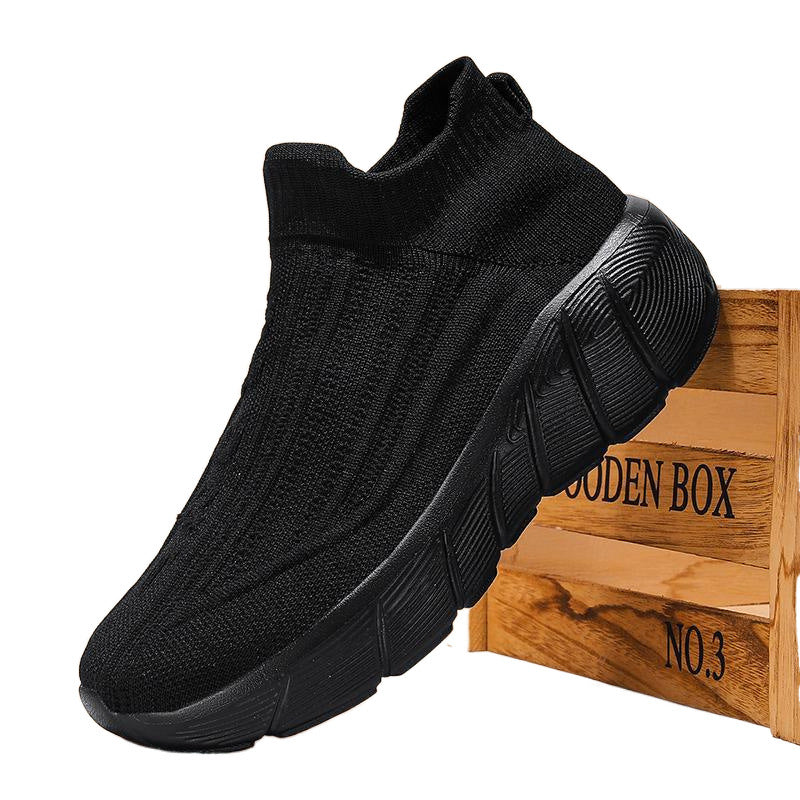 Damen bequeme Strick-Sneaker EB