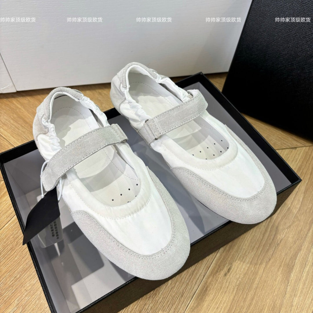 Damen elegante Mary Jane Ballerinas mit verstellbarem Riemchen EB