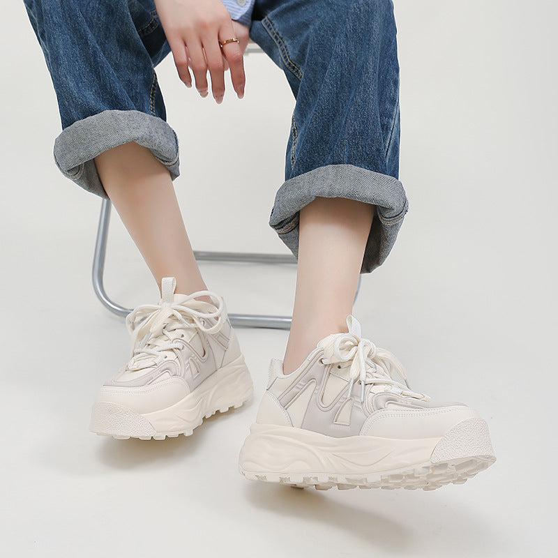 Damen Chunky Sneakers mit ergonomischer Dämpfung und atmungsaktivem Obermaterial EB