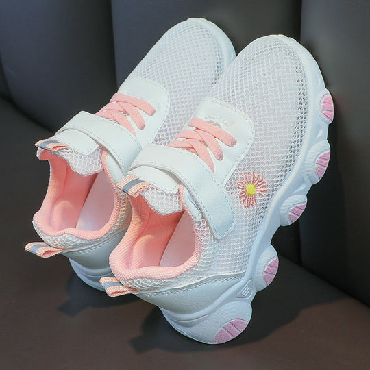 Damen Atmungsaktive Komfort Sneaker mit praktischem Klettverschluss EB