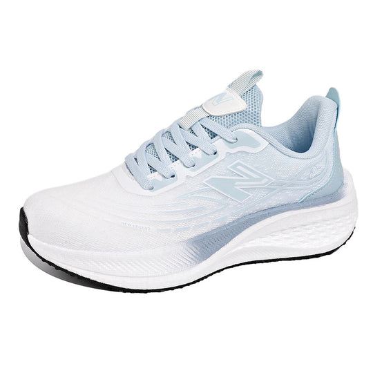 Damen leichte Lauf-Sneaker mit atmungsaktiver Mesh-Oberfläche und dämpfendem Sohlenprofil EB