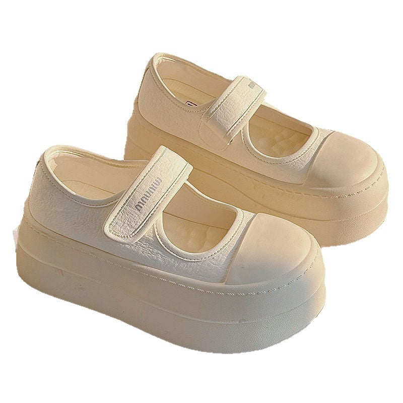 Damen Plateau Schnürschuhe EB