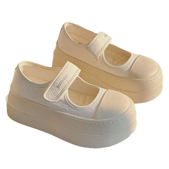 Damen Plateau Schnürschuhe EB