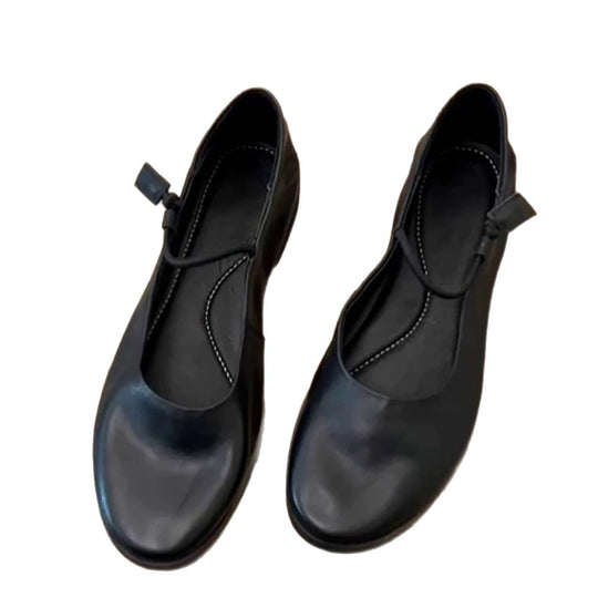 Damen elegante Ballerinas mit verstellbarem Riemen EB