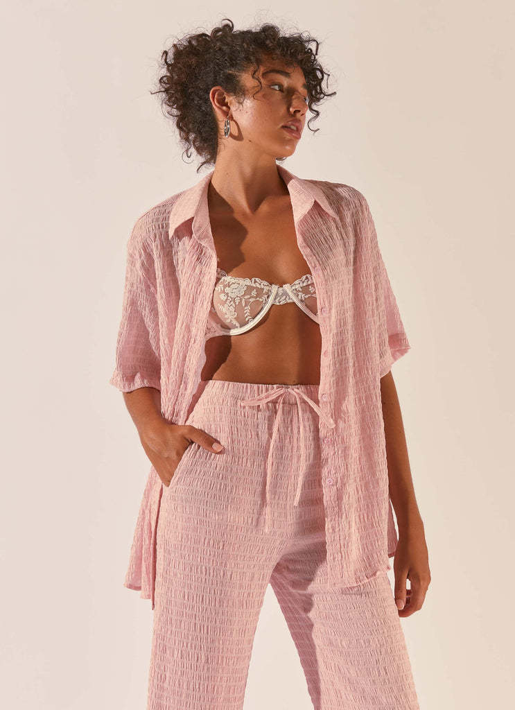 Damen luftiges und elegantes Zweiteiler-Set EB