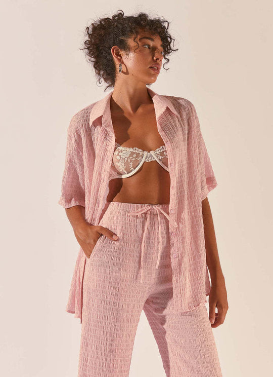 Damen luftiges und elegantes Zweiteiler-Set EB