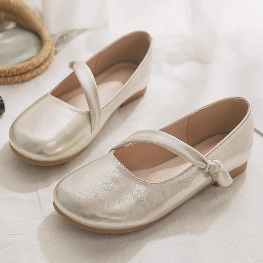 Damen elegante Ballerinas mit modischem Schleifendetail und komfortabler Innensohle EB