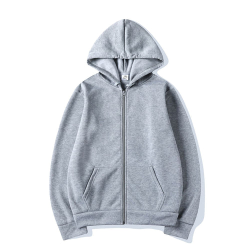 Damen Kapuzensweatshirt mit durchgehendem Reißverschluss und seitlichen Taschen EB