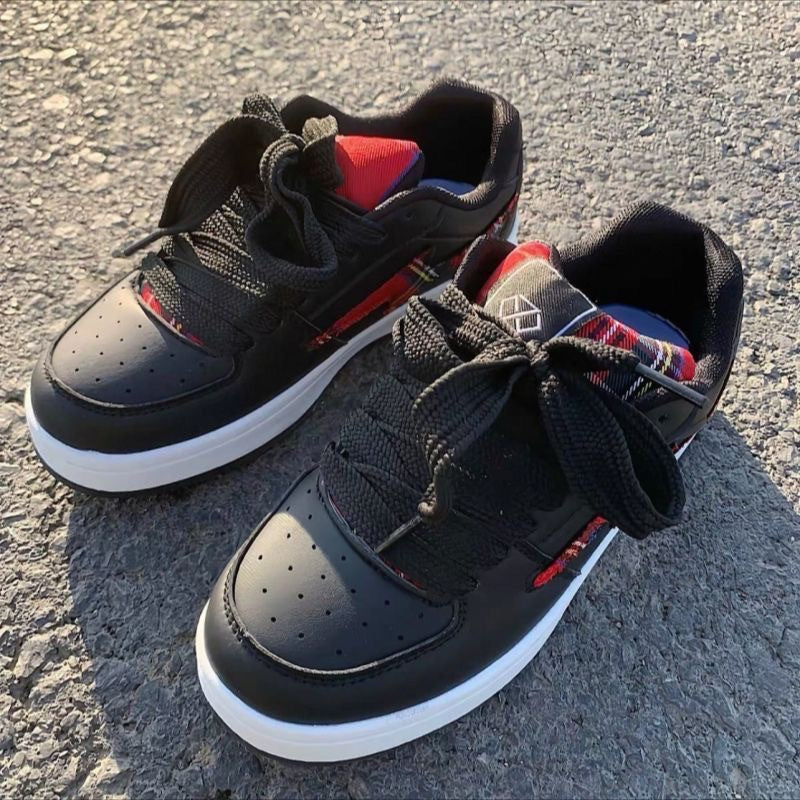 Damen modische Sneakers mit grafischem Design und atmungsaktiver Oberflächenstruktur EB