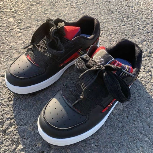 Damen modische Sneakers mit grafischem Design und atmungsaktiver Oberflächenstruktur EB