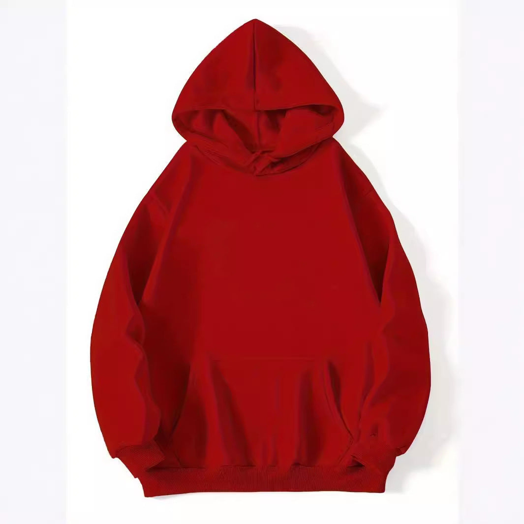 Damen Oversized Kapuzenpullover mit Kängurutasche EB