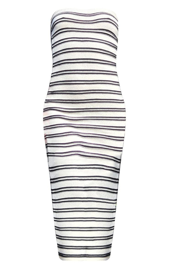 Damen Midikleid im angesagten Streifenmuster EB