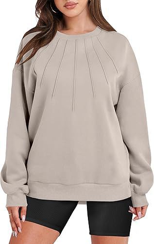 Damen Sweatshirt mit strukturiertem Design und weichem Innenfutter EB