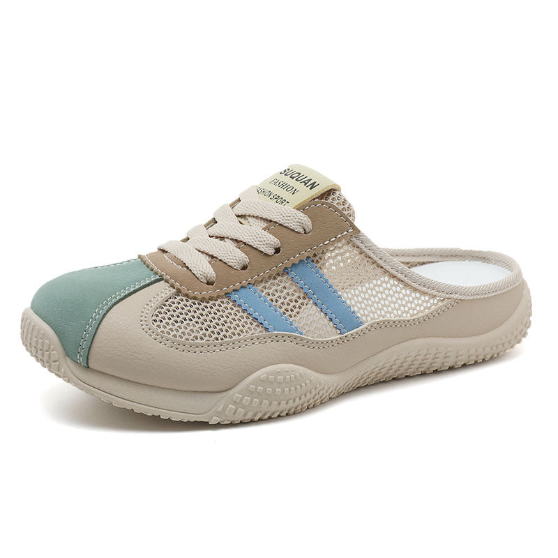 Damen Bequeme Clogs mit atmungsaktivem Obermaterial und griffiger Sohle EB