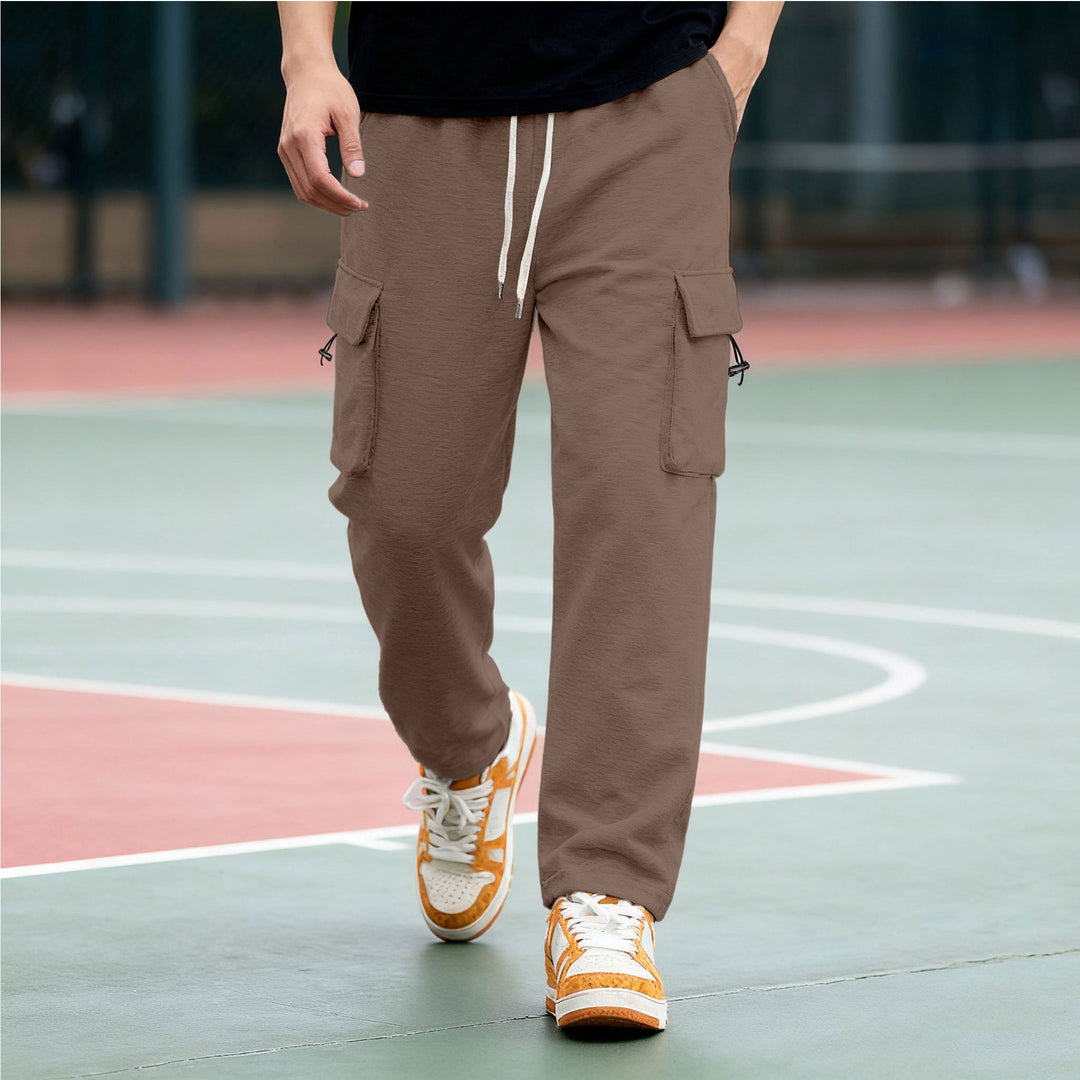 Herren Cargo-Hose mit elastischem Bund und praktischen Seitentaschen EB